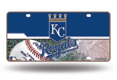 KANSAS CITY ROYALS CAR TRUCK TAG LICENSE PLATE MLB BASEBALL METAL SIGN - Image 1 of 2
