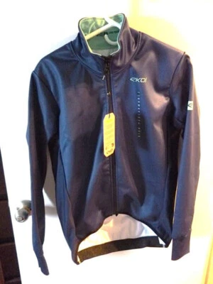 EKOI Cycling Mens Perf Challenger Winter Thermal Jacket - Size Medium - Blue NWT - Image 1 of 4