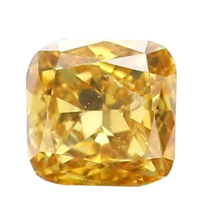 Cuscino Diamante Sciolto Naturale 0,14 Ct Colore Giallo SI2 Purezza 3,20 MM L8619 - Foto 1 di 7