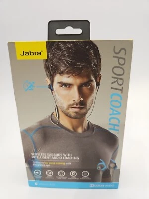 Genuine Jabra Sport Coach Bluetooth Wireless Buds Dolby Audio TrackFit - Image 1 of 4