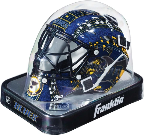 St. Louis Blues Unsigned Franklin Sports Replica Mini Goalie Mask - Fanatics Cover