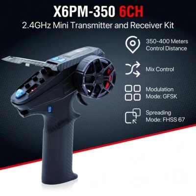 DUMBORC X6PM-350 RC Transmitter 2.4GHZ 6CH RC **NEW MODEL** TX only - Image 1 of 4