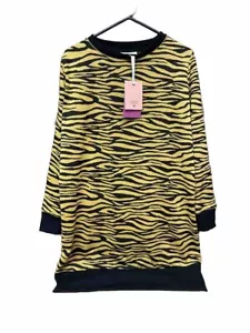 ¡NUEVO! Túnica suéter túnica top estampado animal talla mediana Tiger para mujer precio de venta sugerido por el fabricante 55 USD - Imagen 1 de 4