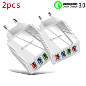 2X Cargador Rápido Enchufe Puerto USB 5V-3A Fuente de Alimentación Adaptador Móvil PC Tablet DE - Imagen 1 de 10