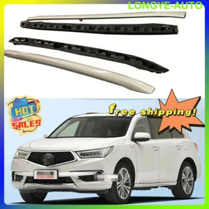 Se adapta a las barras portadoras de rieles de techo Acura MDX 2014-2021 plateadas - Imagen 1 de 5