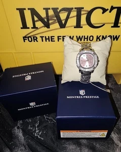 Montres Prestige MPW-0204 da donna di Invicta splendido quadrante rosa NUOVO con scatola!!!32mm - Foto 1 di 6
