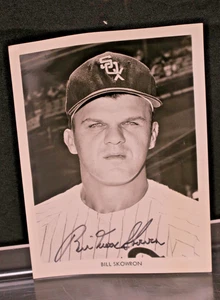 Bill "Moose" Skowron Hand Signed Promotional Photo New York Yankees - Picture 1 of 3