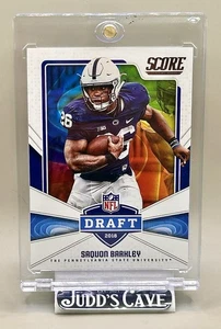 🚨2018 Score NFL DRAFT Class Insert Rookie SAQUON BARKLEY #6 RC Giants Eagles 🏈 - Picture 1 of 2