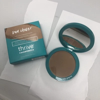 Thrive Causemetics Sun Chaser Blur/Sculpt Bronzing Powder *Eos* BNIB FULL SIZE - Image 1 of 2