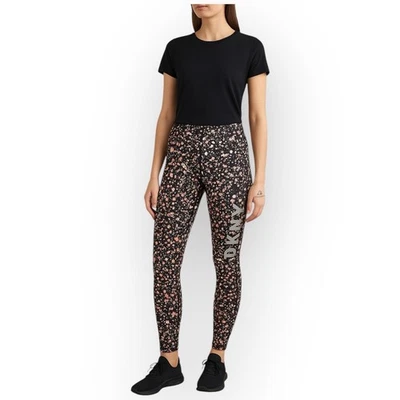 EUC DKNY Sport Splatter Print High Rise Leggings L 0956 - Image 1 of 4