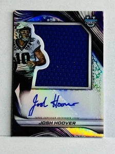 Josh Hoover Jumbo Patch Auto 🔥 2024 Bowman’s Best #PJA-JHO TCU - Foto 1 di 2