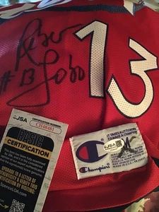 Vintage Rebecca Lobo WNBA Team USA Champ Basketball Olympic Jersey M Signed JSA - Picture 1 of 6