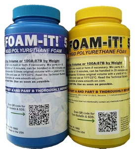 NEW! Foam-iT 5 Rigid Polyurethane Foam Mix - 1A1B Volume / 100A87B Weight - Picture 1 of 2