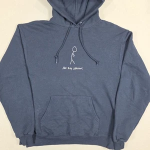Barhocker Sport Hoodie Herren mittelblau Sad Boy Saison New York  - Bild 1 von 11