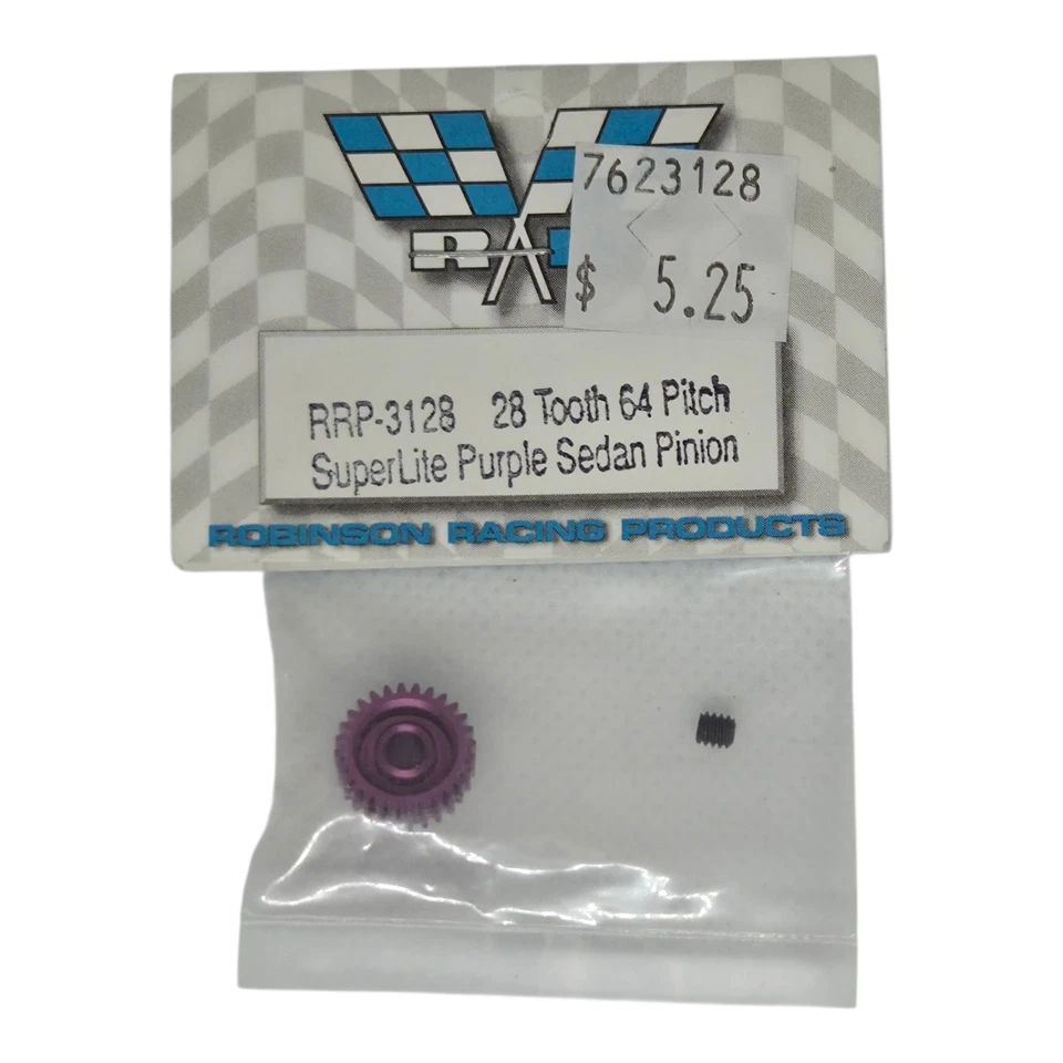 Vintage Robinson ~ RRP-3128 ~ 28 Tooth ~ SuperLite Purple Aluminum Sedan Pinion  - Image 1 of 1