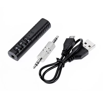 Mini Kit Inalámbrico Bluetooth Coche Manos Libres 3.5mm Jack AUX Audio Adaptador Control - Imagen 1 de 4
