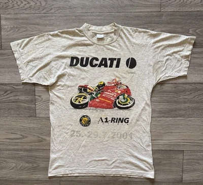 Camiseta De Colección Ducati Racing Anillo A1 Austria Años 2000 MotoGP Superbike Speedweek - Imagen 1 de 4