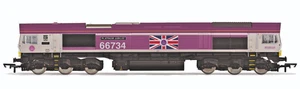 Hornby R30332 GBRf Class 66 Co-Co "PLATINUM JUBILEE" No.66734 DCC READY NEW - Picture 1 of 1