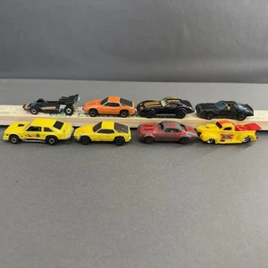 Vintage Hot Wheels Matchbox Lot 8 Cars Upfront 924 Hot Bird 442 Corvette Diecast - Picture 1 of 7