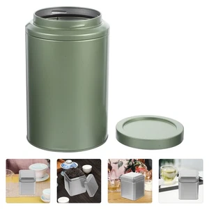 Bidone di latta per tè ermetico contenitore per tè portatile conservazione cucina - Foto 1 di 12