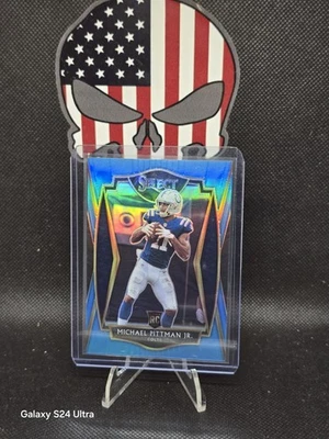 2020 Panini Select Michael Pittman Jr. Light Blue Prizm Rookie 33/99 COLTS - Image 1 of 2
