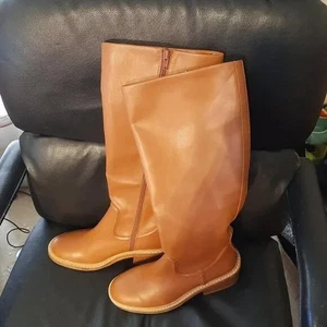 NEU! STEVEN BY STEVE MADDEN Calda Kniehohe Stiefel Cognac 7/10 - Bild 1 von 8