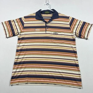 Vintage Jack Nicklaus Golf Polo Shirt Cotton Striped 90s 80s Mens 22 - XL - Picture 1 of 14