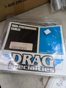 Cable acelerador trenzado acero inoxidable Drag Specialties 47" 0650-0305 - Imagen 1 de 3