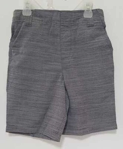 365 Kids From Garanimals Boy's Woven Hi-Low Stripe Short Black Size 4 - Picture 1 of 5