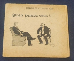 Souvenir de l'exposition 1900 - Machine a écrire YOST Dessins de Henri Gerbault - Picture 1 of 4