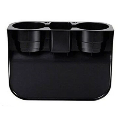 Car Double Cup Holder Seat Storage Box Gap Organize Stand Styling Accessorie New - Image 1 of 4