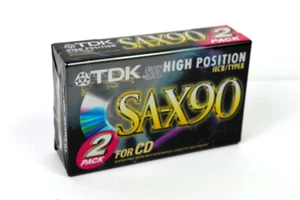 2er Pack TDK Audio Kassette 90 Minuten SA-X90 Cassette IEC2 Type2 Tonträger 8673 - Bild 1 von 5