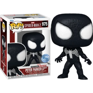 Spiderman 2 Peter Parker in Symbiote Suit Pop! Vinyl Figure #975 + POP PROTECTOR