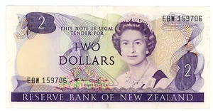 New Zealand ... P-170a ...  2 Dollars ... ND (1981-85) ... Choice *XF*😉 - Picture 1 of 2