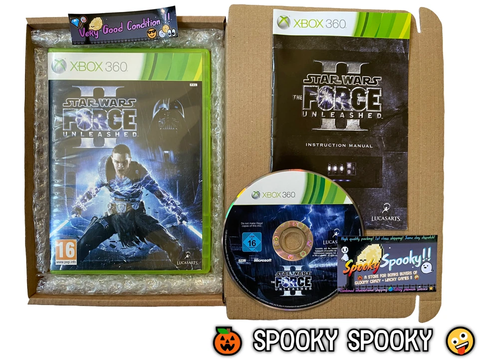 Star Wars The Force Unleashed II XBOX 360 - UK PAL VGC CIB - Tracked - Image 1 of 4