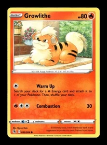 Pokemon Fusion Strike GROWLITHE 032/264 - Picture 1 of 1