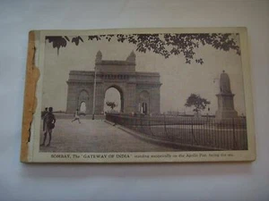 BOOKLET OF 20 INDIA BOMBAY UNUSED POSTCARDS 1930s? TAJ MAHAL HOTEL CARS TRAMS - Picture 1 of 1