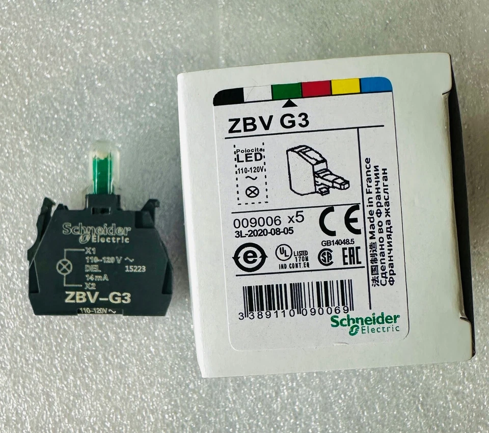 Schneider Electric ZBVG3 LED Light Module Green