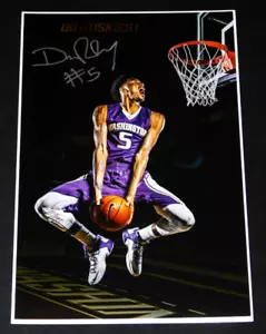 ¡WASHINGTON HUSKIES DEJOUNTE MURRAY FIRMADO 12X18 FOTO HALCONES, SAN ANTONIO SPURS!¡! - Imagen 1 de 1