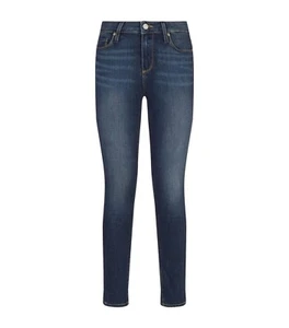Famous Paige Verdugo Ankle Skinny Jeans Denim Dark Wash Women's Size 25 - Picture 1 of 16