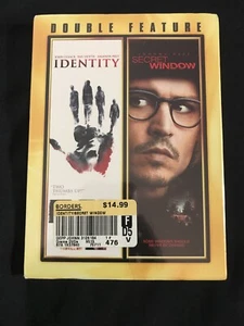 NEW Double Feature DVD, Identity/Secret Window, Johnny Depp/Ray Liotta, PG-13/R - Picture 1 of 2