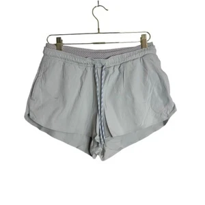 Athleta Crest 2-in-1-Shortie Damen 8 grau zweifarbig Aktivshorts Activewear - Bild 1 von 7