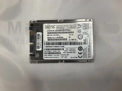 IBM ES4L ES4K 00LY389 775GB SAS 1.8" SSD (4224 Byte) eMLC4 (IBM i/AIX) 8286-42A - Image 1 of 2
