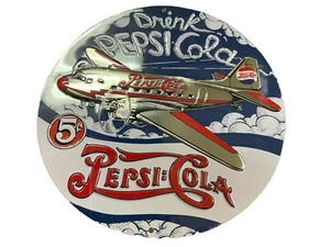 Pepsi-Cola DC3 Airplane Metal Sign Tin Tacker Ande Rooney Man Cave Soda Pop New - Picture 1 of 3
