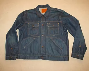 Ralph Lauren RRL Selvedge Denim Roper Jacket Stillwater Wash XXL - Picture 1 of 8