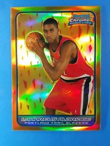 2006-07 116 LaMARCUS ALDRIDGE ROOKIE GOLD REFRACTOR 46/50 - Bild 1 von 2