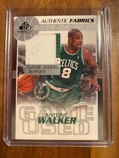 A66,762 - 2003-04 SP Game Used Authentic Fabrics #AWJ Antoine Walker Jersey