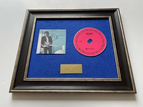 ⭐️🎶 💿 SIGNED/AUTOGRAPHED JOHN MAYER - SOB ROCK FRAMED CD PRESENTATION 💿🎶⭐ Cover