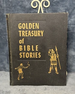 Golden Treasury of Bible Stories, 1954 hardcover Arthur Whitefield Spalding hc - Picture 1 of 9