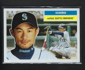 2005 Topps Heritage Short Print *** ICHIRO SUZUKI #7 " Crouch " Variation   MINT